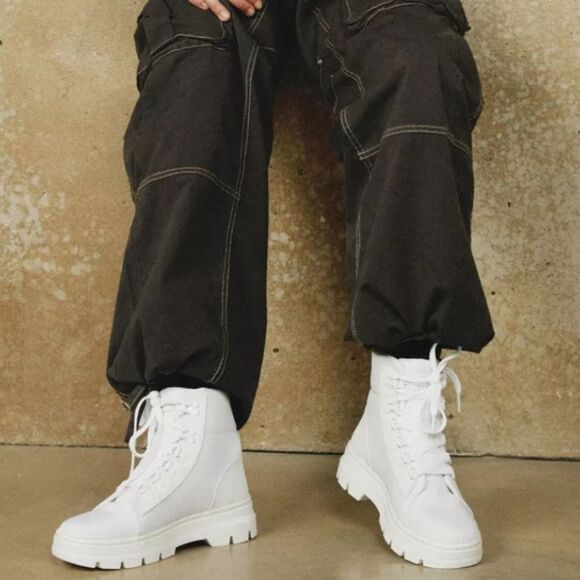 Dr. Martens Combs Poly Casual Boot- White - Picture 6 of 15